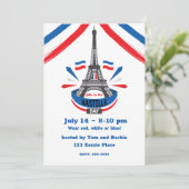 Gelukkige Bastille dag Eiffeltoren Kaart (Staand voorkant)