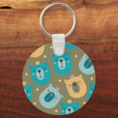 Gelukkige Beerenkoningen Sleutelhanger (Voorkant)