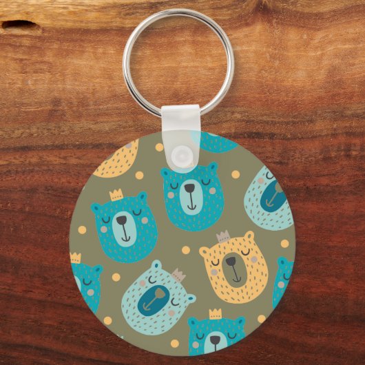 Gelukkige Beerenkoningen Sleutelhanger (Voorkant)