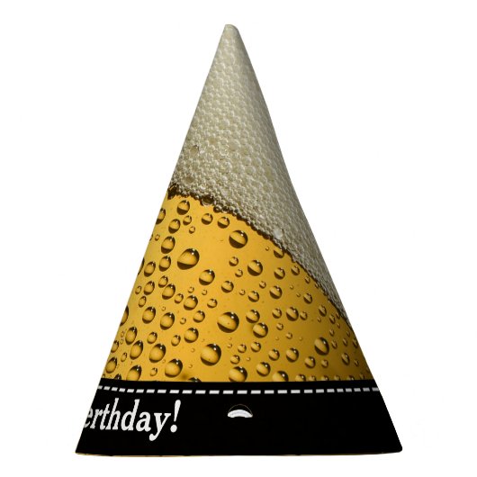 Gelukkige Beerthday! De Verjaardag van het Bier Feesthoedjes (Rechts)