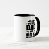 Gelukkige beste vaders dag cadeau ideeën goede gas mok (Voorkant rechts)