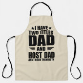 Gelukkige beste vaders dag cadeau ideeën goede gas schort (Voorkant)
