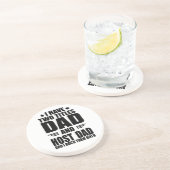Gelukkige beste vaders dag cadeau ideeën goede gas zandsteen onderzetter (Zijkant)