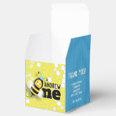 Gelukkige Bij Eerste Verjaardag Favor Dozen 2x2 Bedankdoosjes (Geopend)