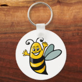 Gelukkige Bij Sleutelhanger (Voorkant)