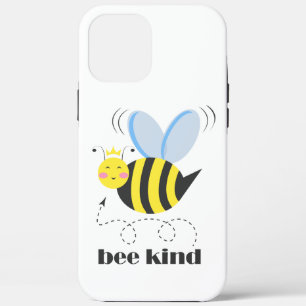 Gelukkige bijenprinses met kroon en slogan Bee Kin Case-Mate iPhone Case
