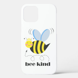Gelukkige bijenprinses met kroon en slogan Bee Kin Case-Mate iPhone Case