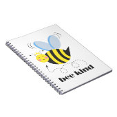Gelukkige bijenprinses met kroon en slogan Bee Kin Notitieboek (Rechterzijde)