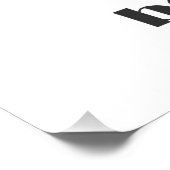 Gelukkige bijenprinses met kroon en slogan Bee Kin Perfect Poster (Hoek)