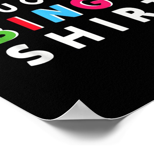 Gelukkige Bingo Speler Poster (Hoek)