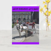 Gelukkige Birhday! Berijd! Kaart (Gele Bloem)