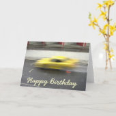 Gelukkige Birtday Kaart (Gele Bloem)
