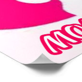 gelukkige Birthday mam. Poster (Hoek)