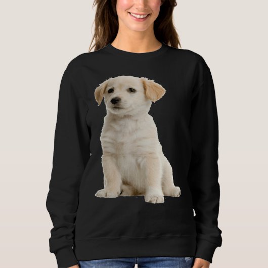 Gelukkige Black Lab Labrador Retriever Trui (Voorkant)