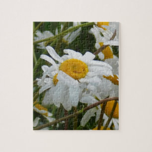 Gelukkige Bloem - Gelukkig gezicht lachende madeli Legpuzzel