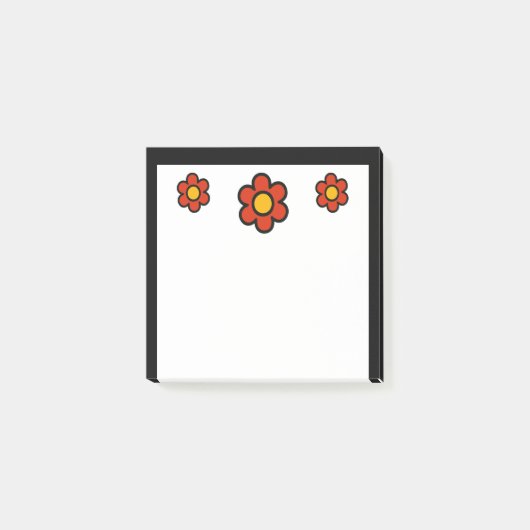 Gelukkige Bloem Post-it® Notes (Voorkant)