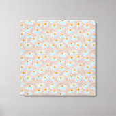 Gelukkige Bloemen Canvas Afdruk (Voorkant)