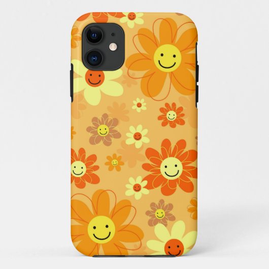 Gelukkige Bloemen Case-Mate iPhone Case (Achterkant)