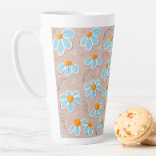 Gelukkige Bloemen Latte Mok