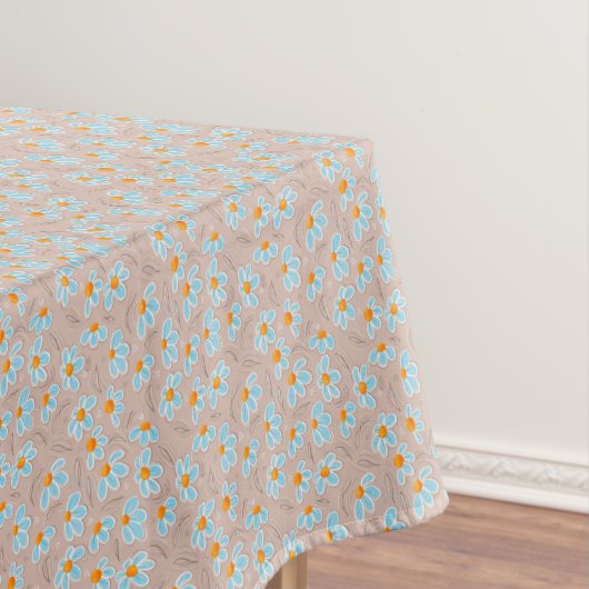 Gelukkige Bloemen Tafelkleed (Voorbeeld)