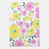 Gelukkige Bloemen Theedoek (Verticaal)
