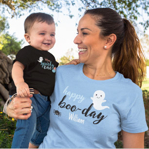 Gelukkige Boo-dag Verjaardag Halloween T-shirt