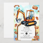 Gelukkige Bouwer Verjaardag Kaart (Voorkant / Achterkant)