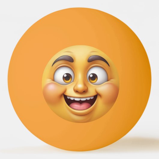 Gelukkige Boze Emojis Pingpongbal (Voorkant)