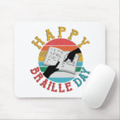Gelukkige Braille Dag Muismat (Met muis)