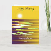 gelukkige brenda van de verjaardagsopa cheason kaart (Achterkant)