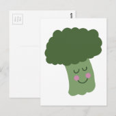 Gelukkige Broccoli Briefkaart (Voorkant / Achterkant)
