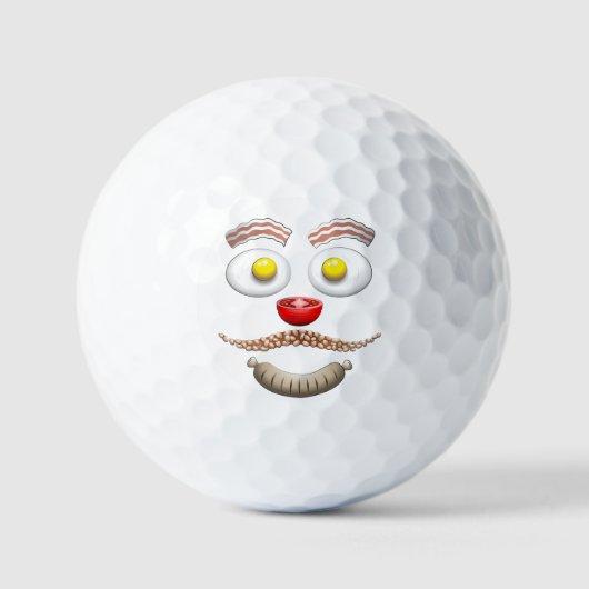 GELUKKIGE BRUNCH GEZICHT GOLFBALLEN (Voorkant)