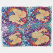 Gelukkige bubbels fleece deken (Voorkant (Horizontaal))