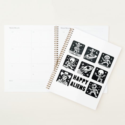 GELUKKIGE BUITENAARDSE WEZENS PLANNER (Display)