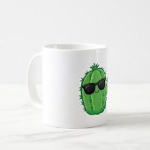 Gelukkige cactus mok (Voorkant links)