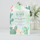 Gelukkige Cactussen Verjaardag Kaart (Staand voorkant)