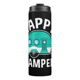 Gelukkige Camper Camping Auto Caravan Grappige Vak Thermosbeker