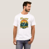Gelukkige camper, camping vibes t-shirt (Voorkant volledig)
