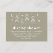 Gelukkige Camper Display Douche Informatiekaartje (Voorkant)