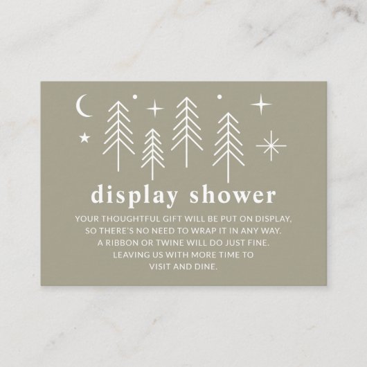 Gelukkige Camper Display Douche Informatiekaartje (Voorkant)