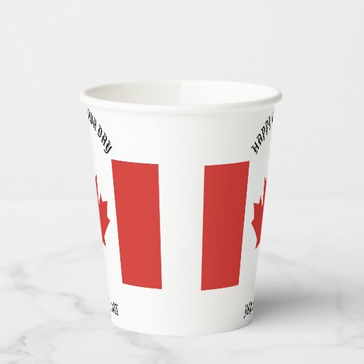 Gelukkige Canada Dag 1 Juli Partij Papieren Bekers (Links)