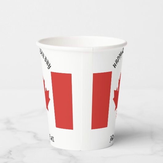 Gelukkige Canada Dag 1 Juli Partij Papieren Bekers (Rechts)