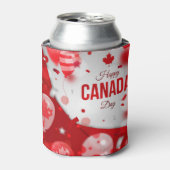 Gelukkige Canada-dag blikjeskoeler (Blikje Voorkant)