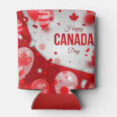 Gelukkige Canada-dag blikjeskoeler (Achterkant)