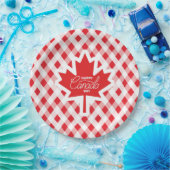 Gelukkige Canada Dag. Papieren bord (Feest)