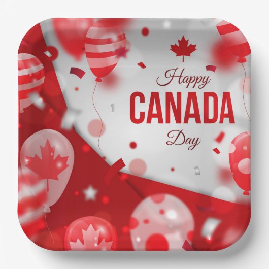 Gelukkige Canada Dag. Papieren Bord (Voorkant)
