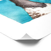 Gelukkige Canada Goose in een Toque Foto Afdruk (Hoek)