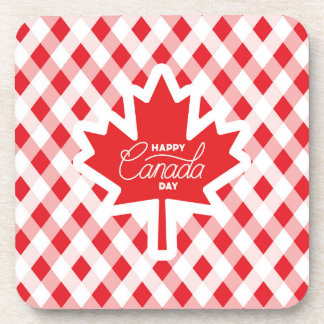 Gelukkige Canadadag.  Bier Onderzetter