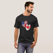 Gelukkige Canadadag T-shirt (Voorkant volledig)
