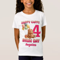 GELUKKIGE CAPPY VERJAARDAG Custom Capibara 4e Verj
